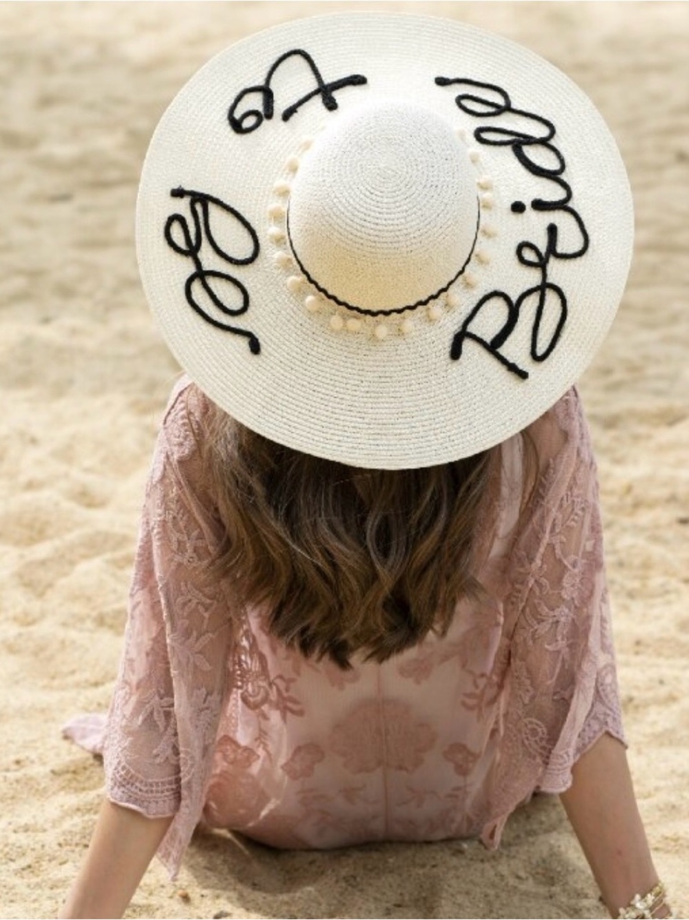 Bride to be beach hat